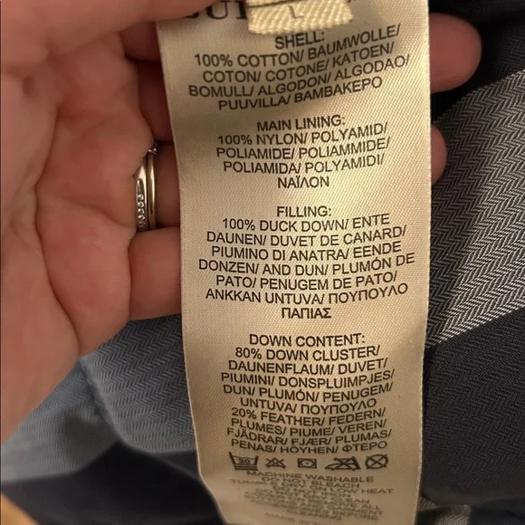 Burberry Checkered Down Puffer Vest (sz L) - Picture 10 of 14